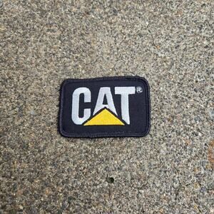 True Vintage CAT Caterpillar Embroidered Logo Construction Equipment Brand Patch